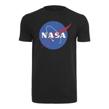 Pánské tričko Triko Mister Tee NASA - černé, S