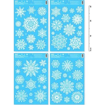 Okenní dekorace Okenní fólie MFP Paper vánoce glitr VA004 20x30cm