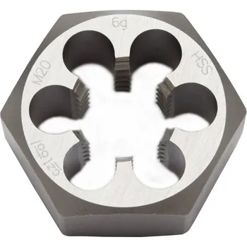 Závitořezný nástroj Šestihranná závitová kruhová čelist M2 HSS DIN382 , CZTOOL 220020