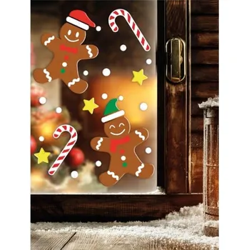 Dekorace Železná ozdoba Okno Zrcadlo Sklo SUŠENKY PERNÍKOVÉ Sušenky