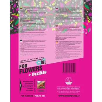 Substrát JUKNEVIČIUS kompostová zemina pro hrnkové rostliny, 16l