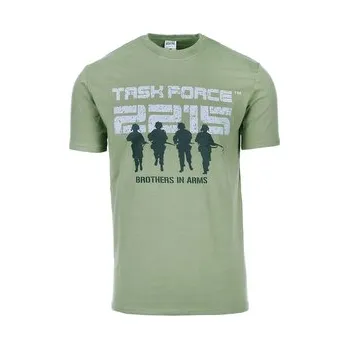 Pánská móda Tričko Fostex TF-2215 Brothers in Arms - olivové, XL