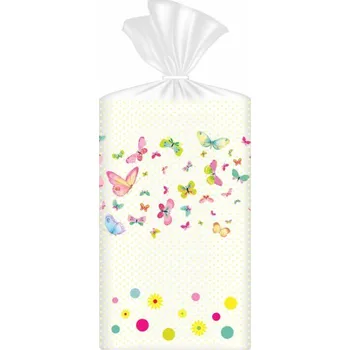 Potravinová fólie Alvarak Celofánové sáčky s motýlky (10 ks)
