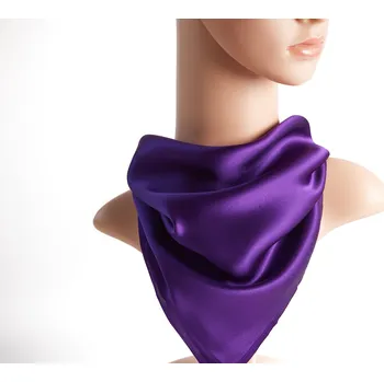 Šátek Hedvábný šál unisex Barva: Fialová, Velikost: 20x110 cm překrásný dárek