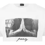 Triko Mister Tee Pray - bílé, XL
