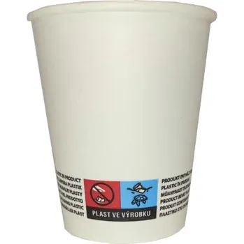 Jednorázové nádobí Papírna Nová Generace NG Papírový kelímek bílý 0,45l, o90mm, 28 ks