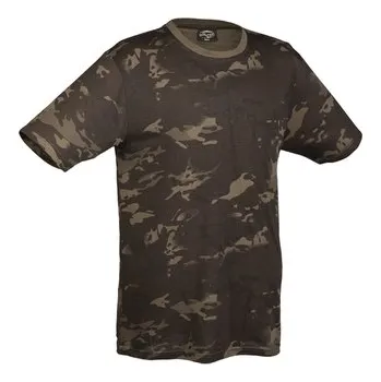 Pánské tričko Maskáčové tričko s krátkým rukávem - multitarn black, S (cs, Mil-Tec)