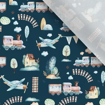 Úplet Takoy trains/vláčky tmavě modré