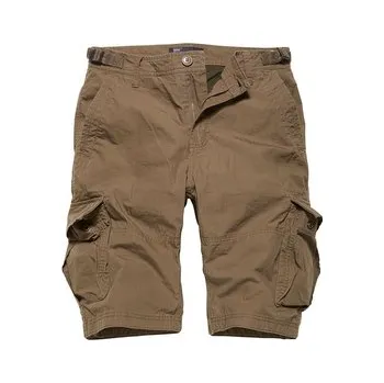 Pánské oblečení Kraťasy Vintage Industries Terrance - hnědé, S