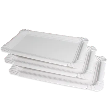 Jednorázové nádobí EcoPack Papírový tácek 13x20 cm č. 4 ideal pack® bal/100 ks