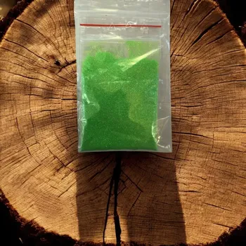 RYVALURES GLITTER FLUO GREEN 0,4MM-10G