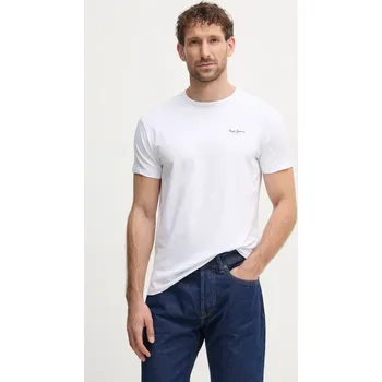 Pánské tričko Tričko Pepe Jeans Original Basic PM508212.800 bílá 00X, vel. XXL