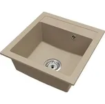 Granitový dřez BIG DON BÉŽOVÝ 52 x 49 x 21cm