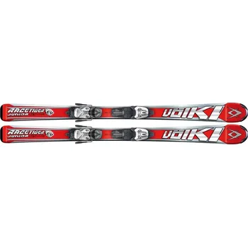 Sjezdové lyže Dětské lyže Volkl Racetiger Jr red + Marker M 4.5 EPS white/black