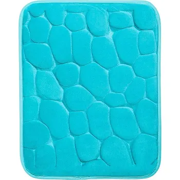 Koupelnová předložka Breno Koupelnová předložka 0133 tyrkys, 80x50 cm, Modrá