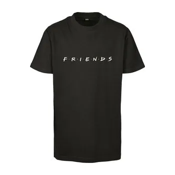 Pánské tričko Triko dětské Mister Tee Friends Logo - černé, 110/116