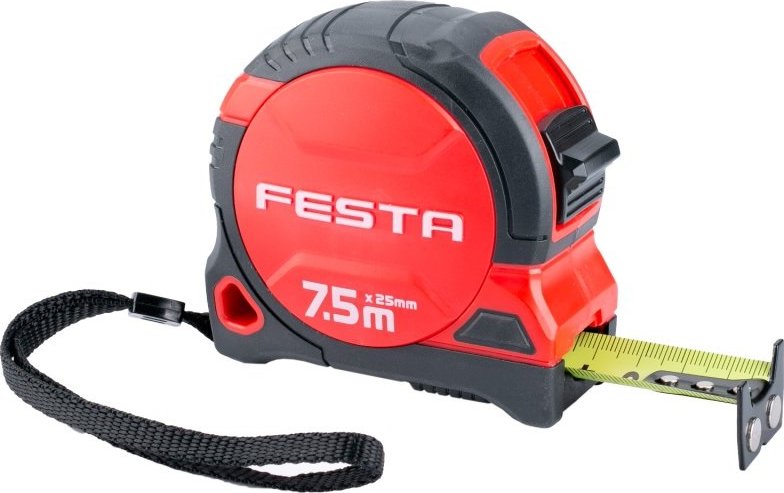 Metr svinovací 7,5 m x 25 mm FESTA MAGNET 11327