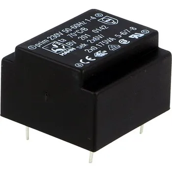 Transformátor Hahn BV 201 0142 transformátor 0,35VA 230V//6V+6V
