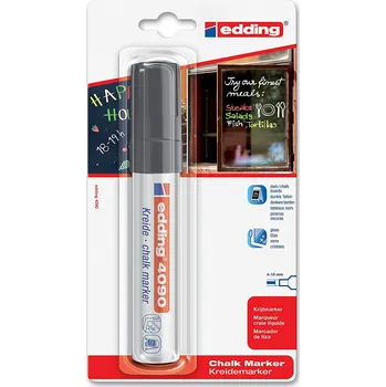 Edding 4090 křídový popisovač blistr Barva: Černá