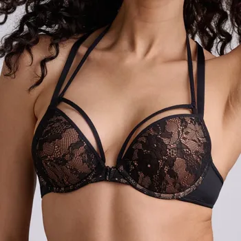 Podprsenka Marlies Dekkers - The art of love podprsenka push-up vyztužená black lace and sand 75C 36991
