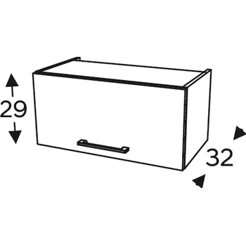 Kuchyňská skříňka Kuchyňská skříňka Mono M WO70/29
