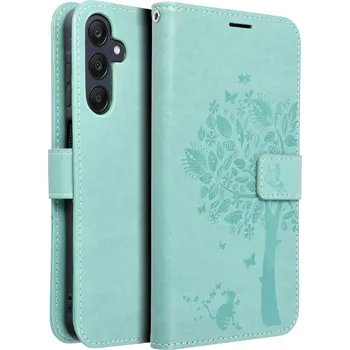 Pouzdro na mobilní telefon Flipové pouzdro MEZZO Book case pro Samsung Galaxy A25, tree green