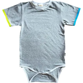 Body Letní bavlněné bodytriko (bledě-šedé) Velikost: 188