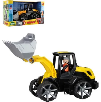 Hračka na písek Lena TRUXX 2 auto nakladač funkční set s figurkou plast v krabici