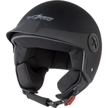Helma na motorku A-PRO PICONET BK MT černá otevřená jet přilba ,M