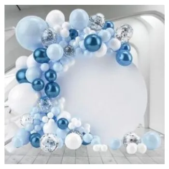 Girlanda z balonků Modrá sada 100 ks