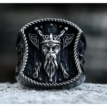 Prsten Prstýnek viking (ocel)