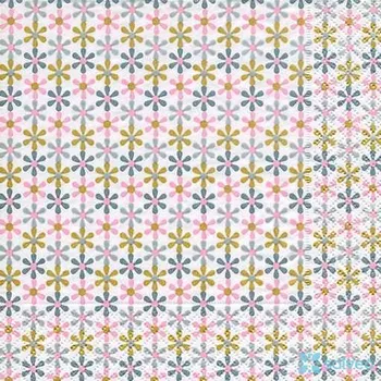 Papírový ubrousek Ubrousky Flower net 33 x 33 cm 20 ks