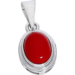 Goldstore Oválný přívěsek přírodní korál Váha: 0.82 g