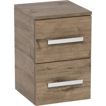 Koupelnový nábytek CUBE WAY nízká skř. 32,5cm, dub wellingt CUBE2N32DW