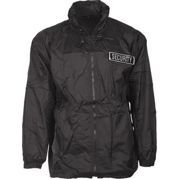 Pánská móda Bunda Mil-Tec Security Windbreaker - černá, L