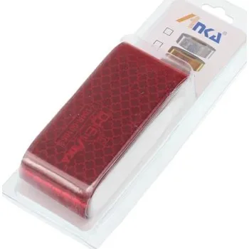 Reflexní páska na pevný podklad 4 m - ČERVENÁ