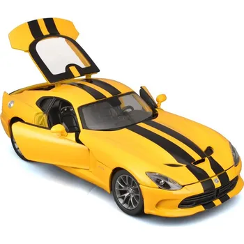 autíčko Maisto Dodge SRT Viper GTS 2013 1:18 žlutá - expresní doprava