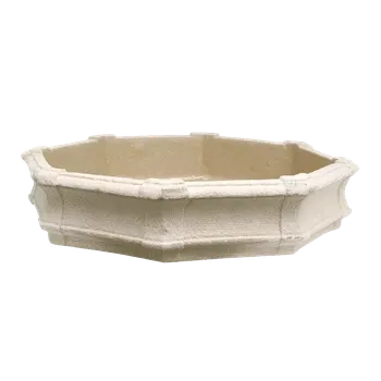 Zahradní dekorace Elegantní hranatá miska z umělého pískovce