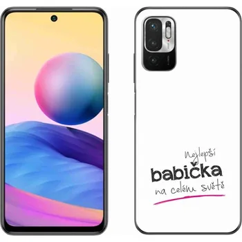 Pouzdro na mobilní telefon Gelový kryt mmCase na Xiaomi Poco M3 Pro/5G - nejlepší babička 4 bílé pozadí