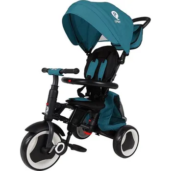 Dětská tříkolka QPLAY Rito eva plus, green-blue