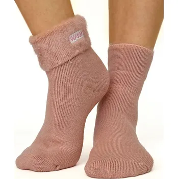 Dámské ponožky Dámské módní ponožky ve světle růžové barvě, VELIKOST 39 - 42