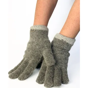 Rukavice Krásne príjemné dámske rukavice v sivej farbe, VELIKOST UNI