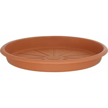 Plastová podnos na hrnec DOMOLETTI STTE00028-100, O28cm, hnědá