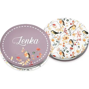 Kosmetické zrcátko Nekupto Kapesní zrcátko se jménem LENKA V.I.P.