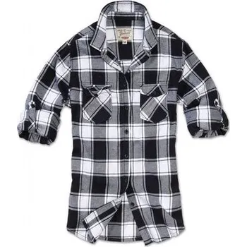Pánská košile Košile dámská Brandit Amy Flanell - černá-bílá, 3XL