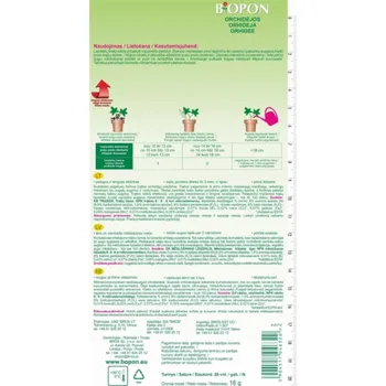 Hnojivo Tyčinky na hnojivo pro orchideje biopon 1214, 20 ks.