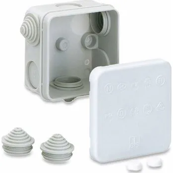 Elektroinstalační materiál rozvodné skříni SPELSBERG 320-970, 75×75×42 mm