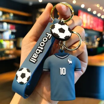 Numberoplus Fotbalová klíčenka silikonová football - Francie Kylian Mbappé 10