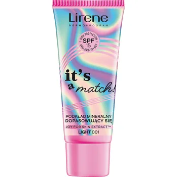 Make-up Lirene It Is Match minerální make-up na obličej s SPF15 001 light, 30 ml