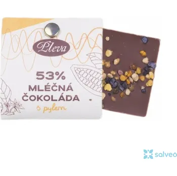 Čokoláda Čokoláda mléčná 53 % s pylem Pleva 4 g